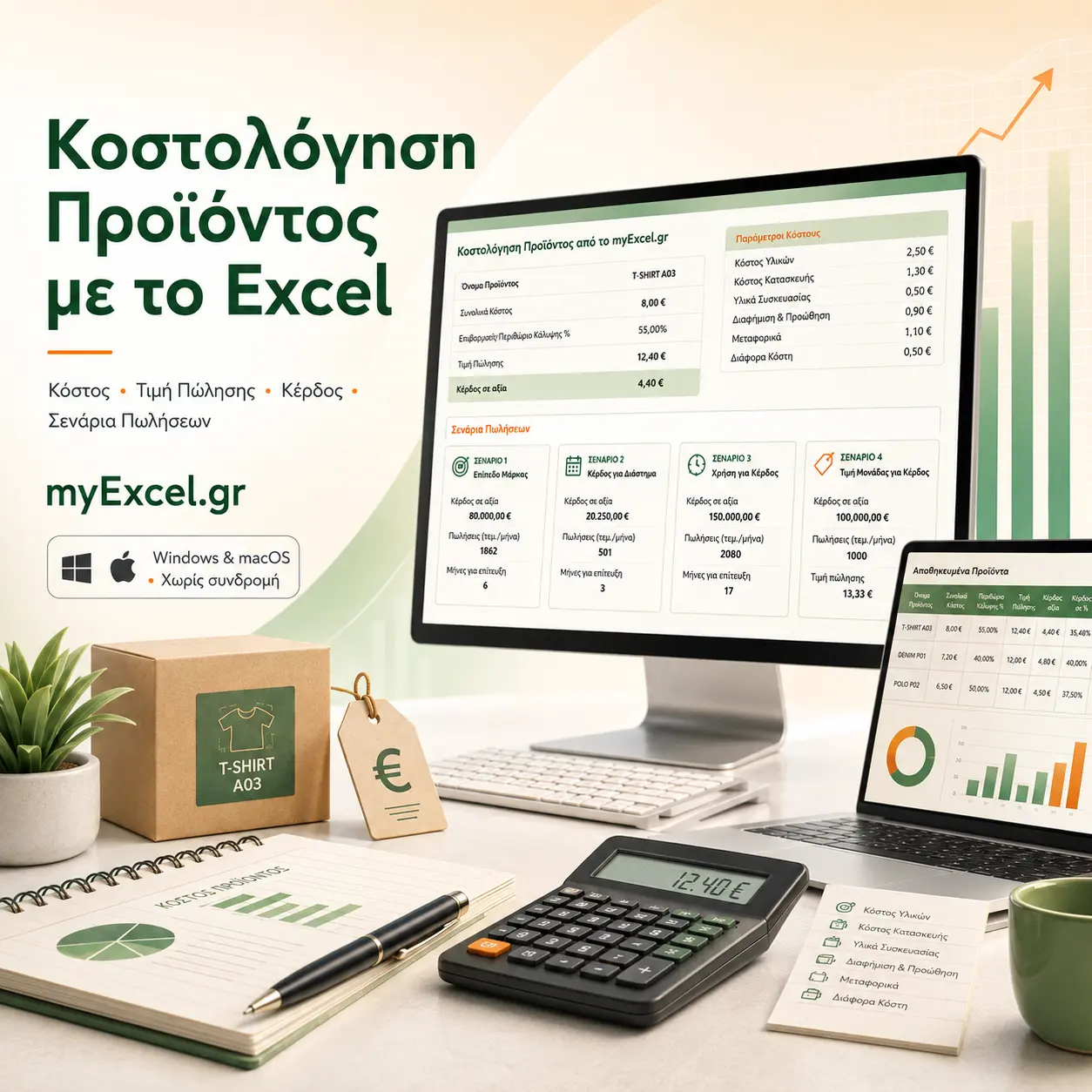 Κοστολόγηση Προϊόντος με το Excel - Νέα έκδοση της εφαρμογής!